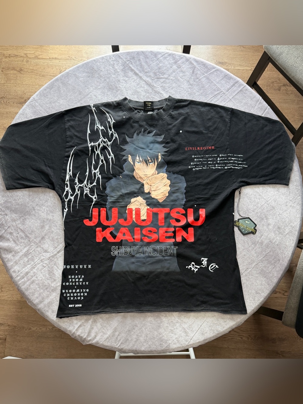 Jujutsu Kaisen Black Graphic T-Shirt ft Civilregime